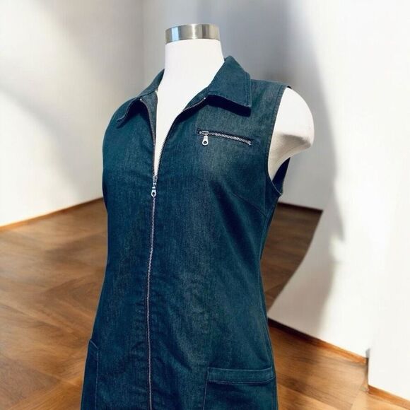 Vintage Black Midi Dress - Picture 2 of 8